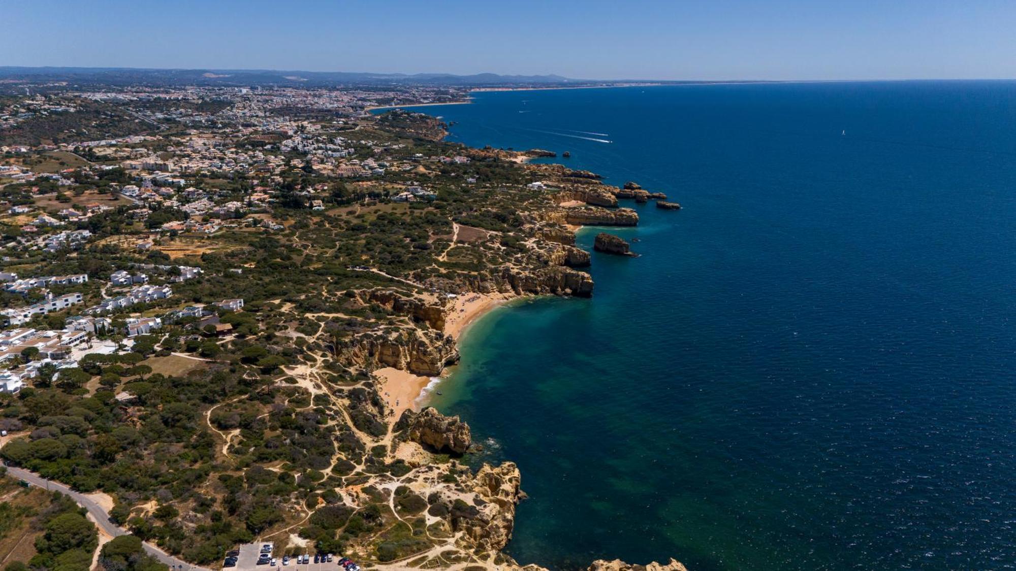 Apartamento No Condominio Baia Village Com Piscina Albufeira Bagian luar foto