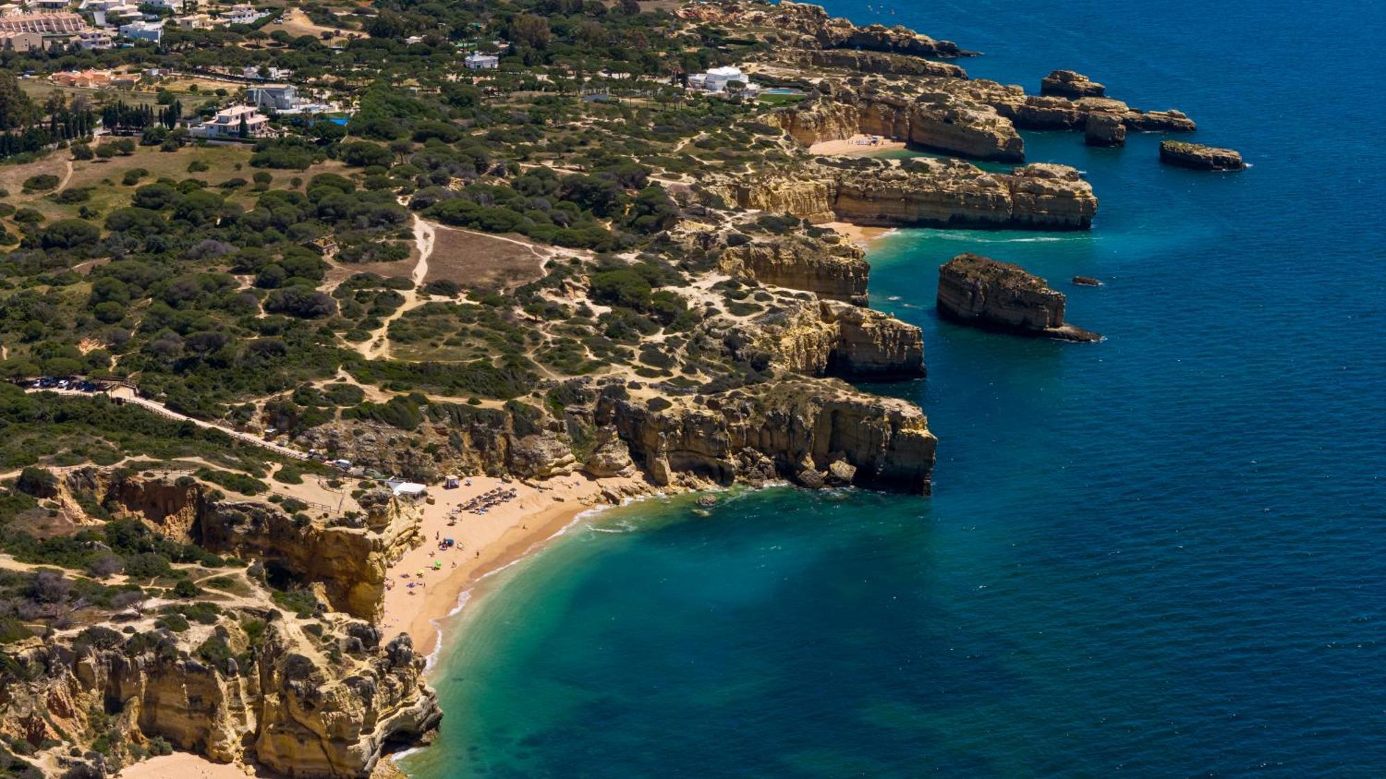 Apartamento No Condominio Baia Village Com Piscina Albufeira Bagian luar foto